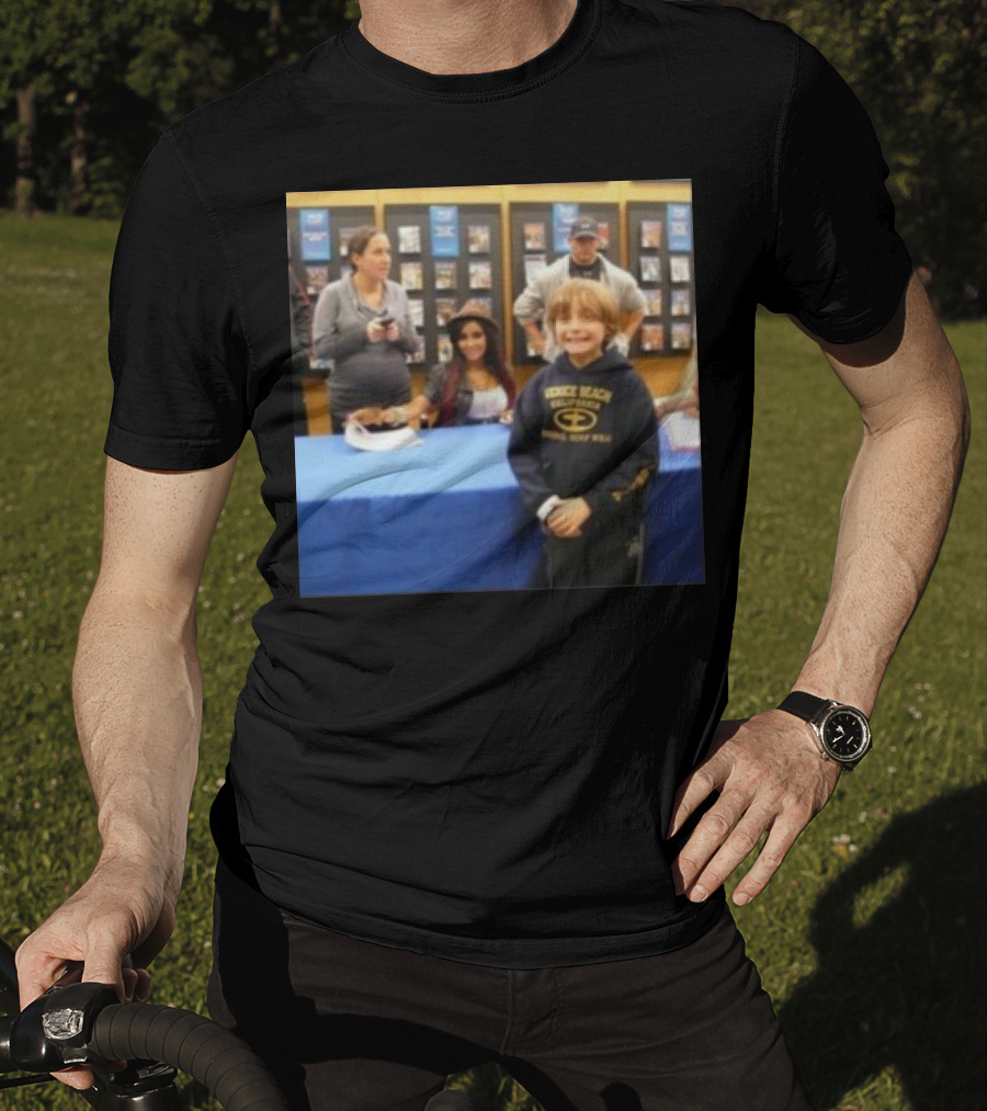 Jake Shane With Nicole Snooki Lavelle Venice Beach Surf Wear T-Shirt