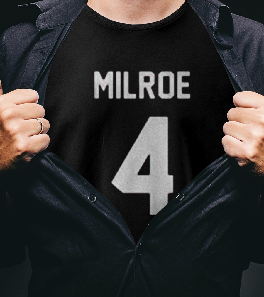Alabama Football Milroe 4 Shirsey T-Shirt