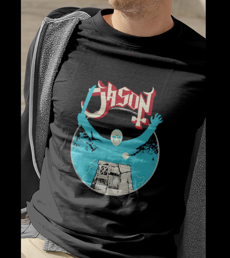 Jason Ghost Heavy Metal Turbo Cabin And Mask T-Shirt