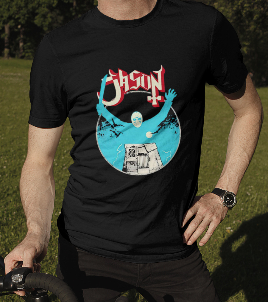 Jason Ghost Heavy Metal Turbo Cabin And Mask T-Shirt