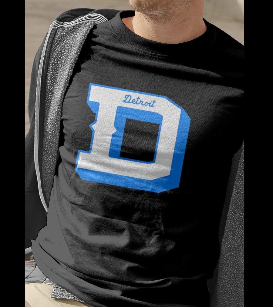 Detroit Lions Football Detroit D T-Shirt