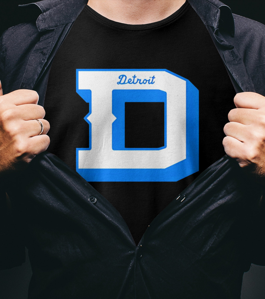 Detroit Lions Football Detroit D T-Shirt