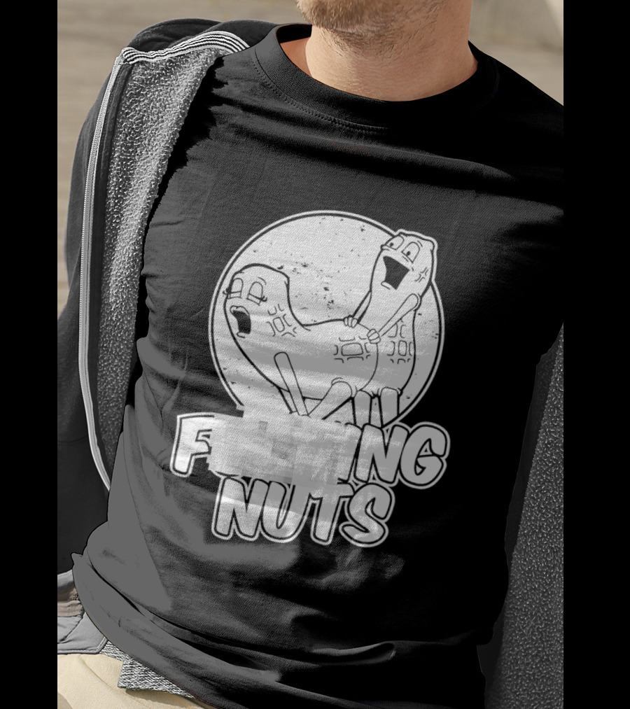 Fking Nuts Peanuts Cartoon Humor T-Shirt