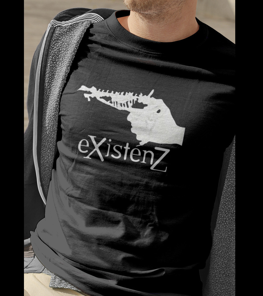 Gristle EXistenZ Skeletal Gun T-Shirt