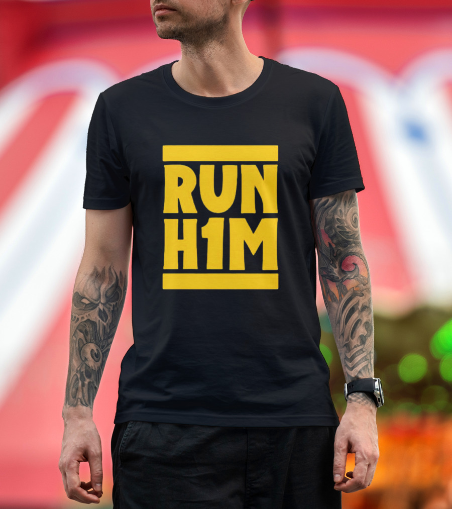 RUN H1M Street Art Graffiti T-Shirt