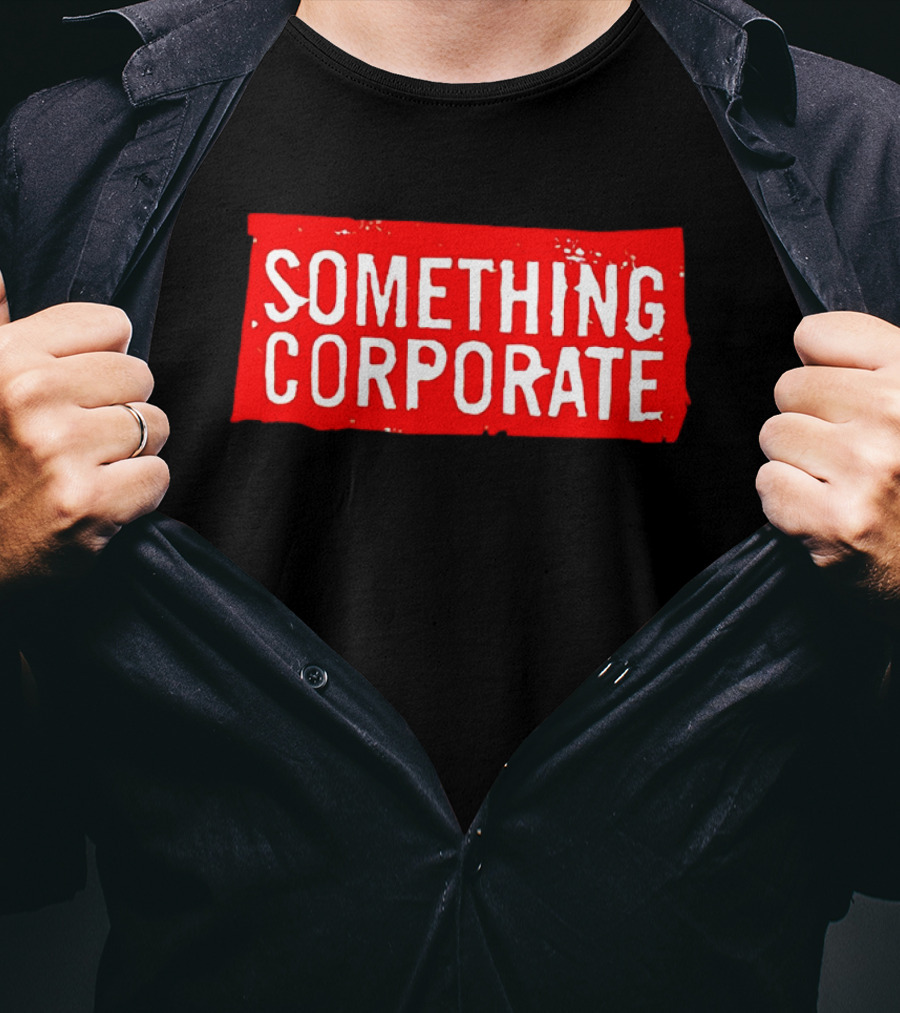 Something Corporate Bold Red Iconic T-Shirt