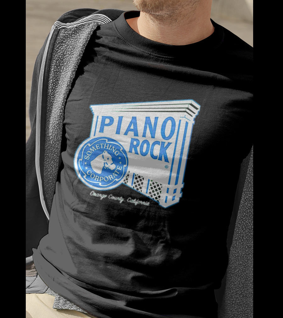 Piano Rock Something Corporate Orange County California T-Shirt
