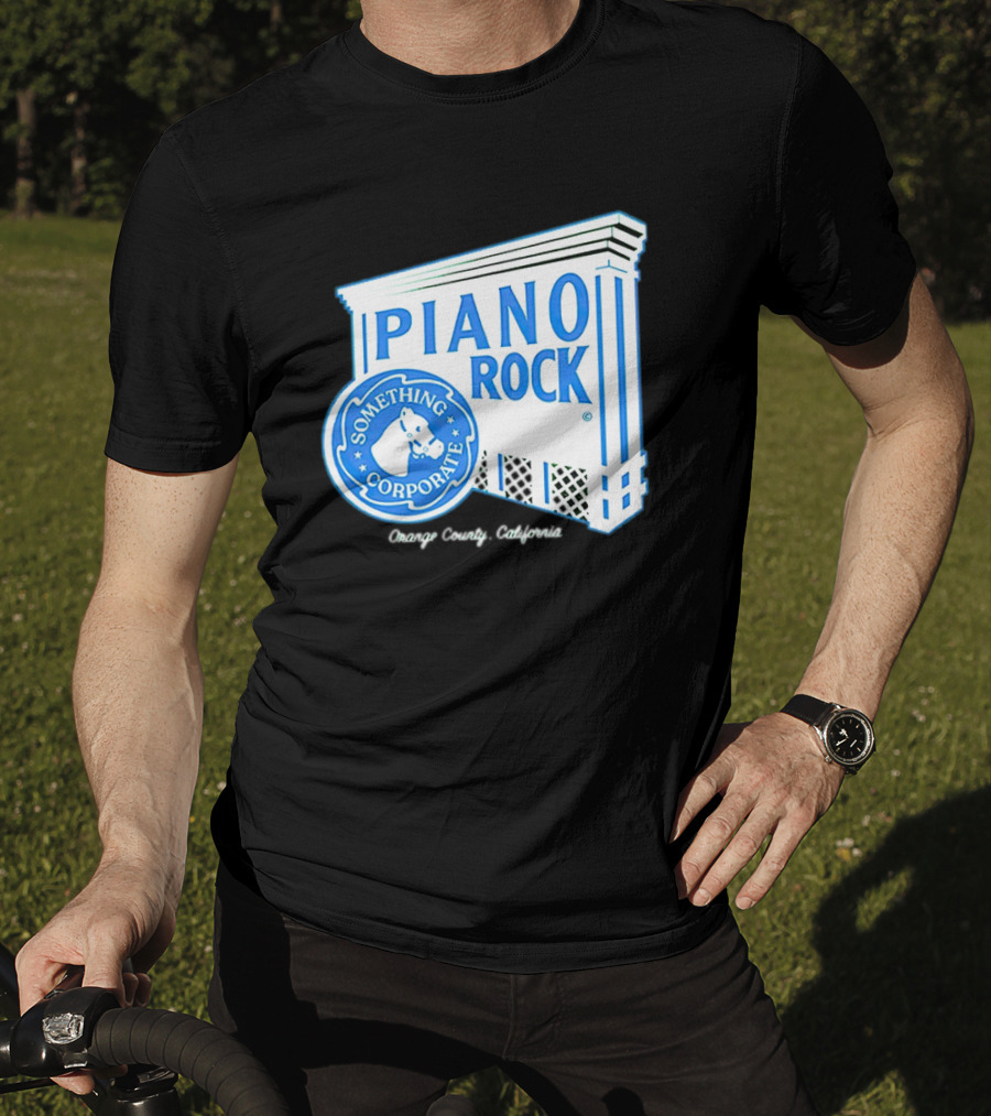Piano Rock Something Corporate Orange County California T-Shirt