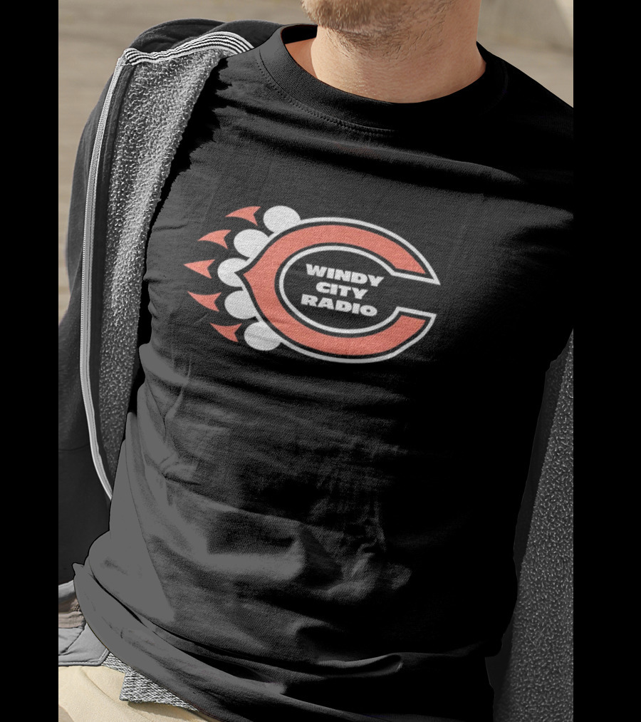 Windy City Radio Chicago Bears C Letter T-Shirt