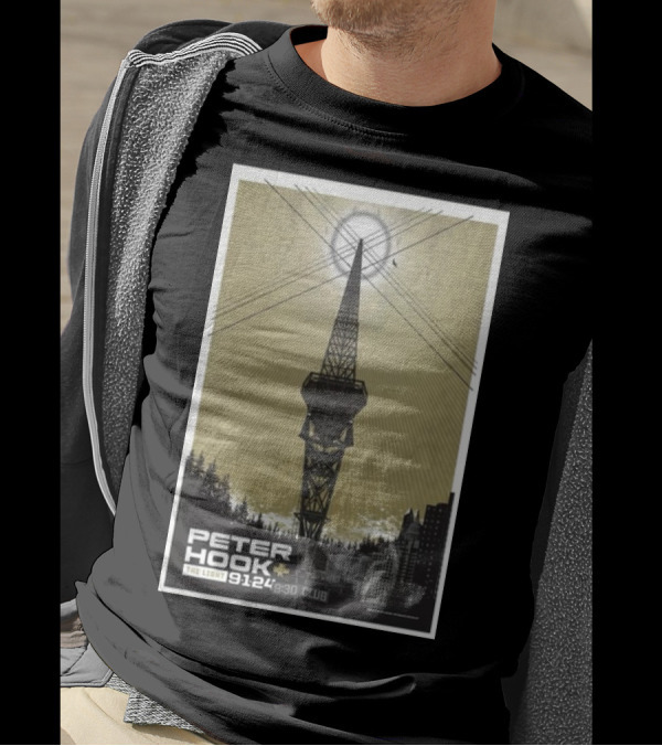 Peter Hook And The Light 9/1/24 9:30 Club Washington DC Tour T-Shirt