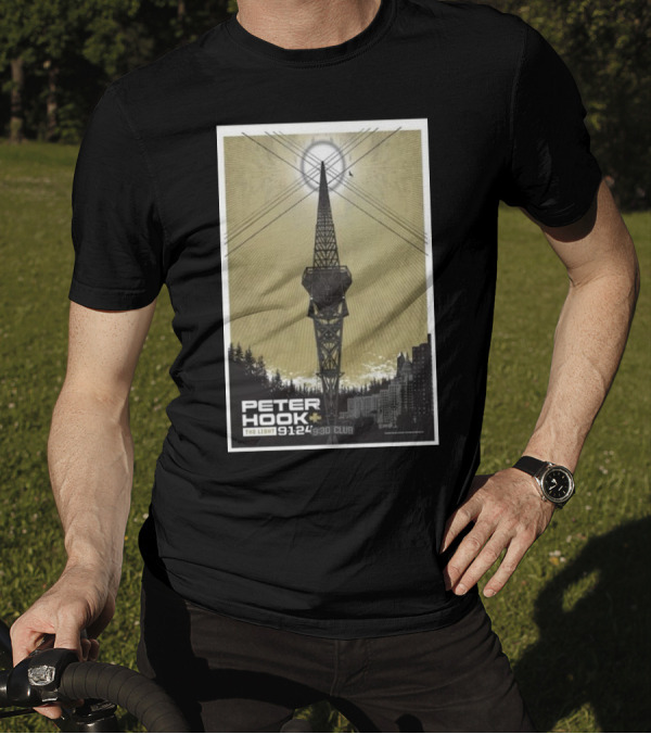 Peter Hook And The Light 9/1/24 9:30 Club Washington DC Tour T-Shirt
