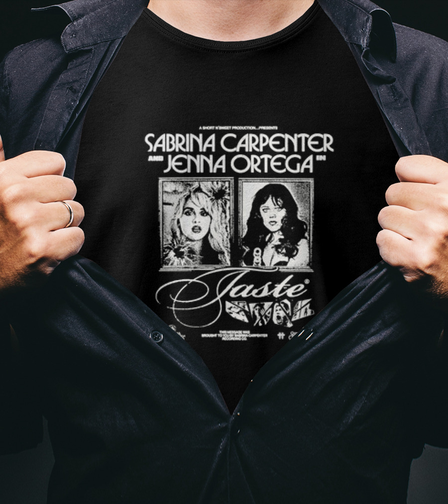 Sabrina Carpenter And Jenna Ortega In A Short X Sweet Production Presents Taste T-Shirt