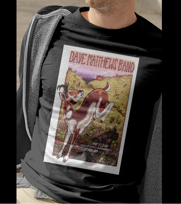 Dave Matthews Band Aug 27 2024 Hayden Homes Amphitheater Bend OR Deer T-Shirt