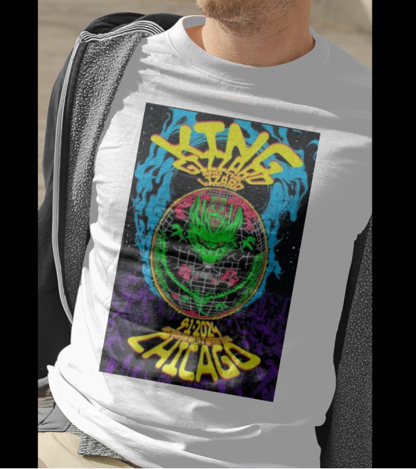 King Gizzard And The Lizard Wizard Chicago Sep 1 2024 Northerly Island Tour T-Shirt