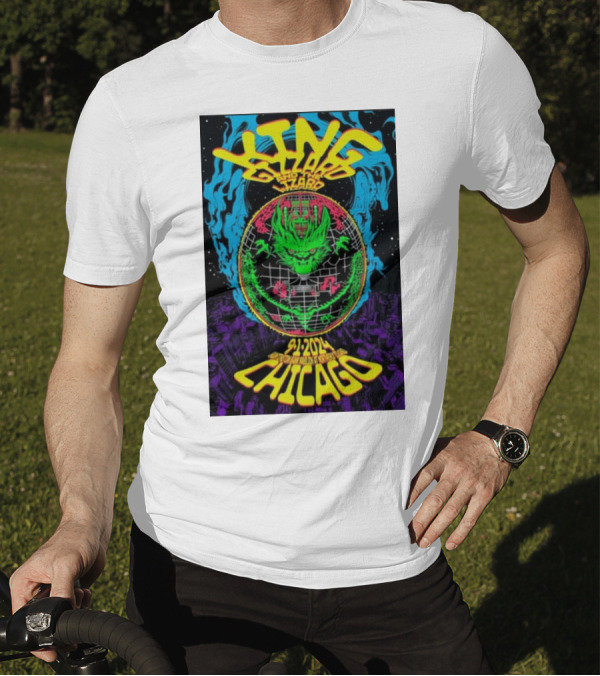King Gizzard And The Lizard Wizard Chicago Sep 1 2024 Northerly Island Tour T-Shirt