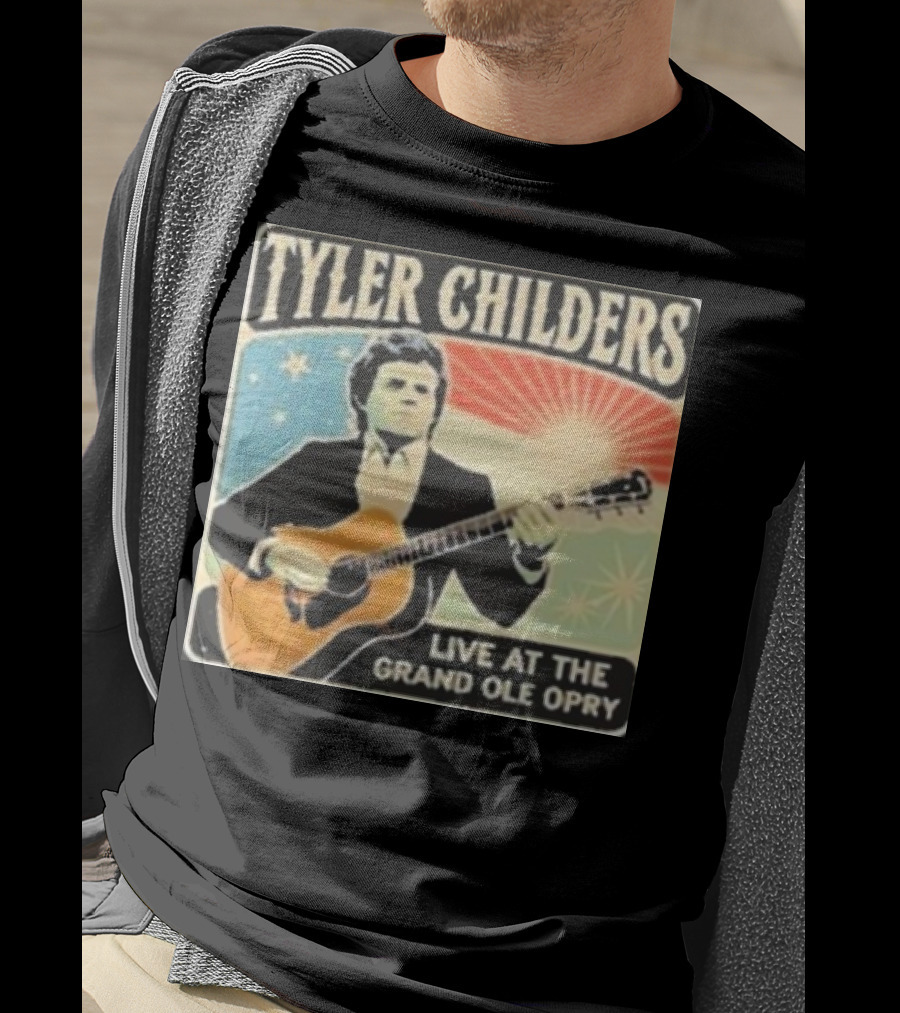 Tyler Childers Live Performance With Guitar At The Grand Ole Opry Iconic Event T-Shirt