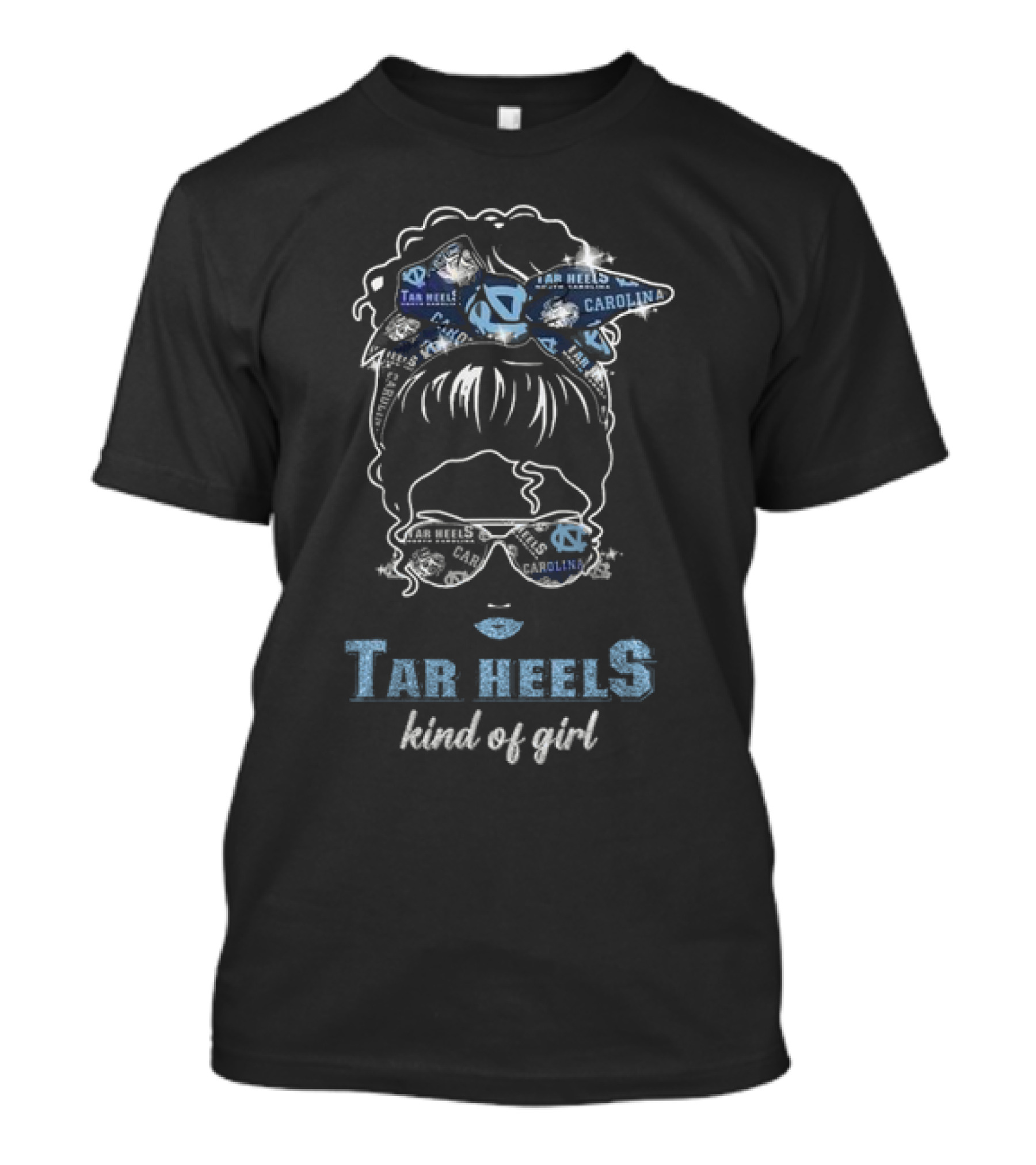Tar Heels Carolina Kind Of Girl T-Shirt