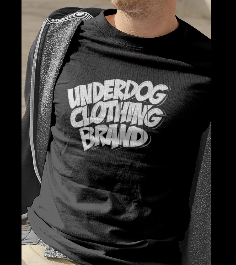 UNDERDOG CLOTHING BRAND Streetwear Bold Lettering T-Shirt