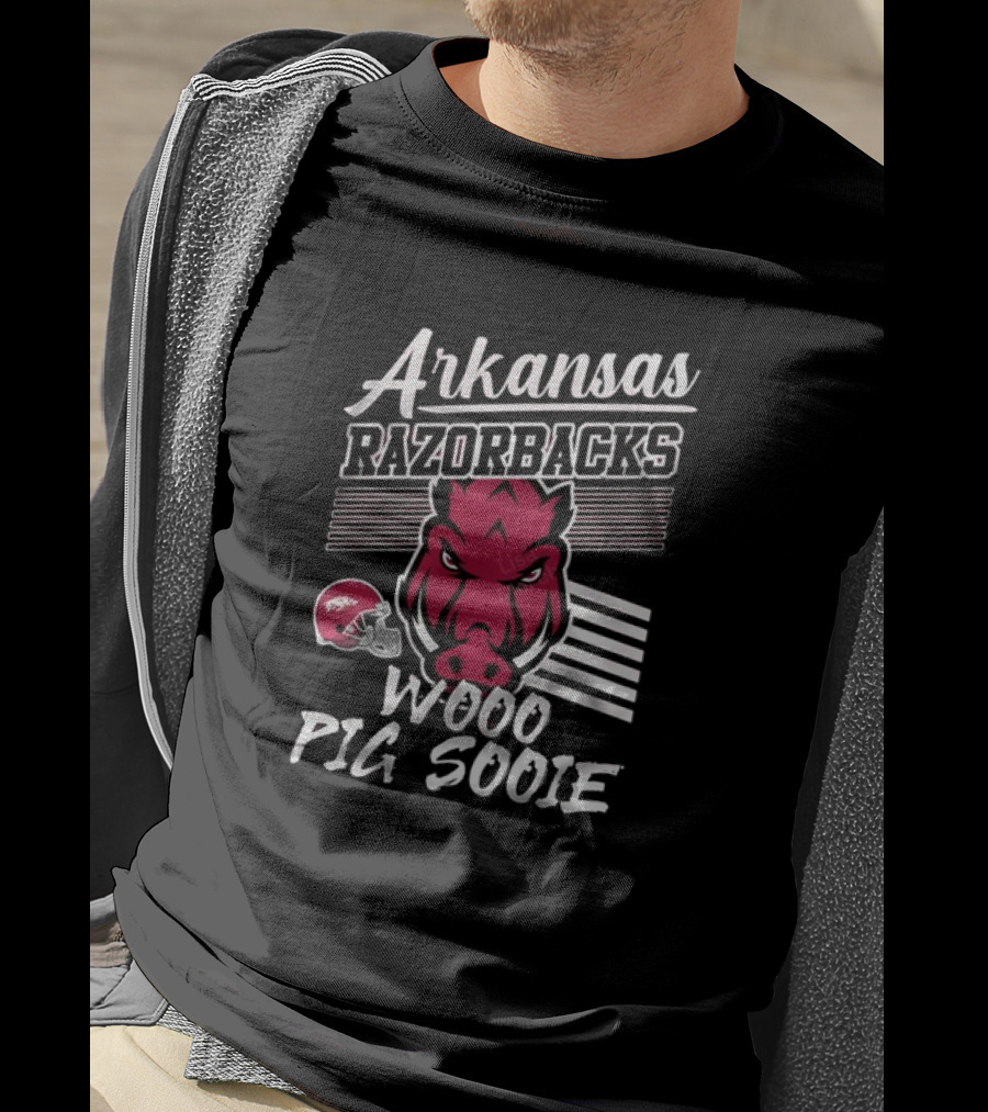 Arkansas Razorbacks Wooo Pig Sooie Team T-Shirt