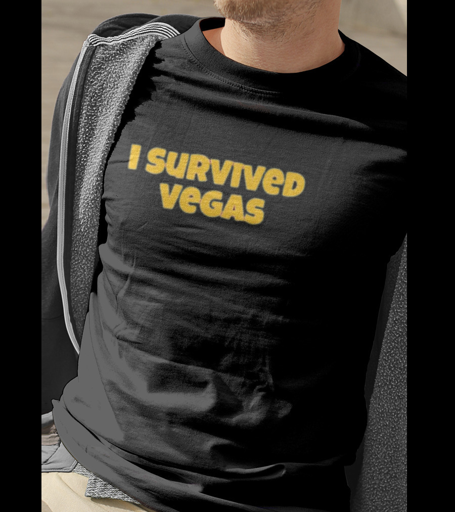 I Survived Vegas LSU Tigers T-Shirt
