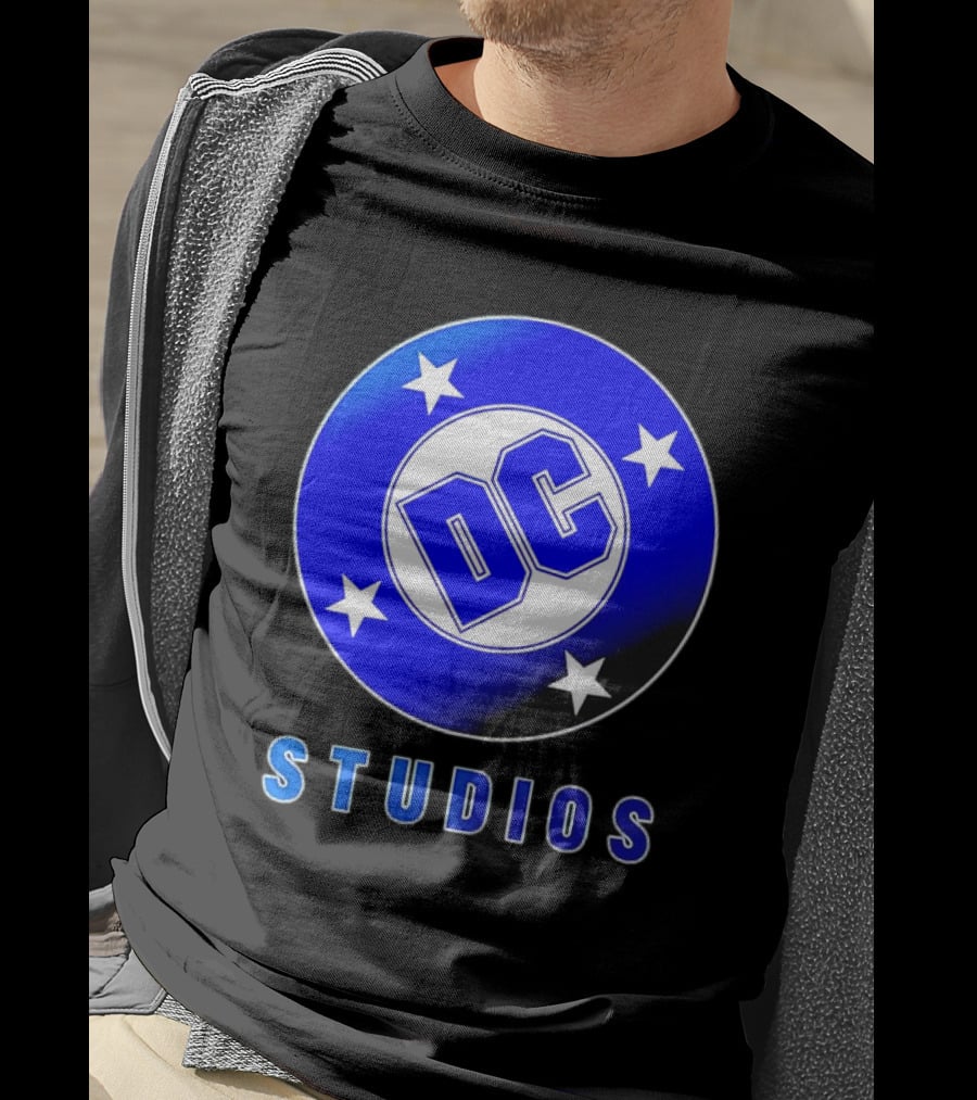 James Gunn DC Studios Logo With Stars T-Shirt
