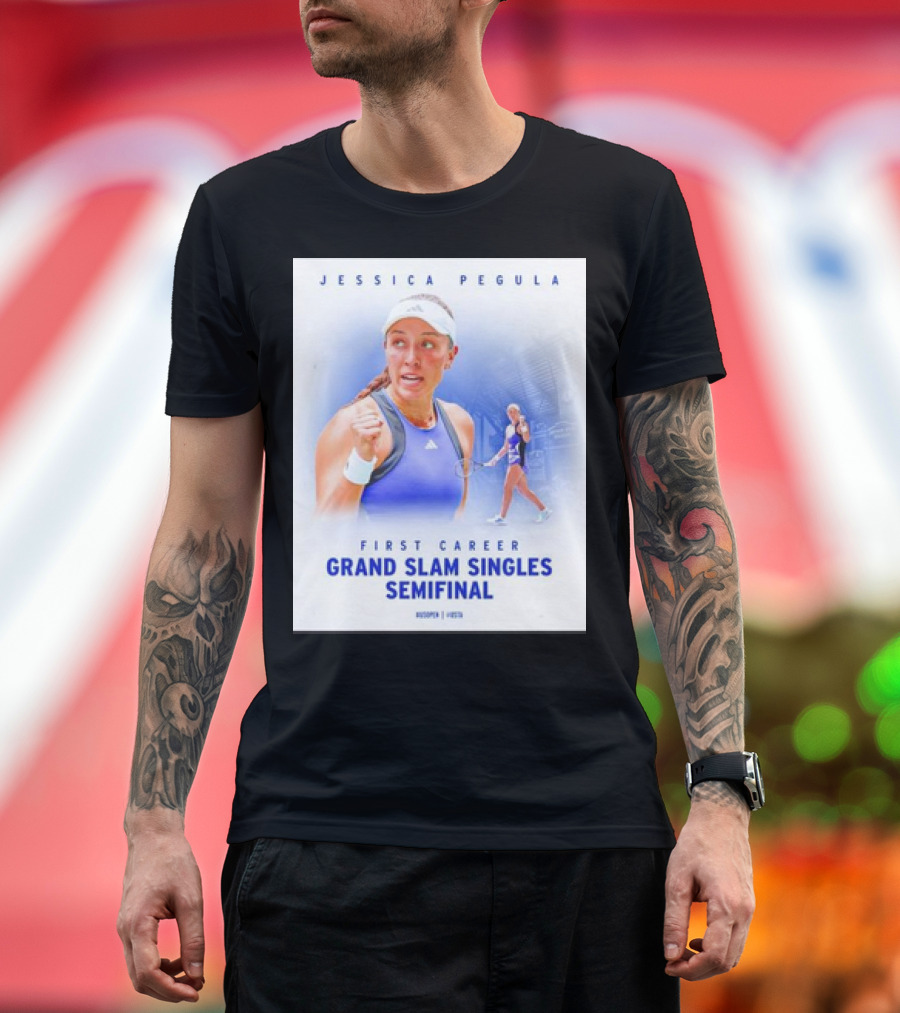 Jessica Pegula First Career Grand Slam Singles Semifinal T-Shirt