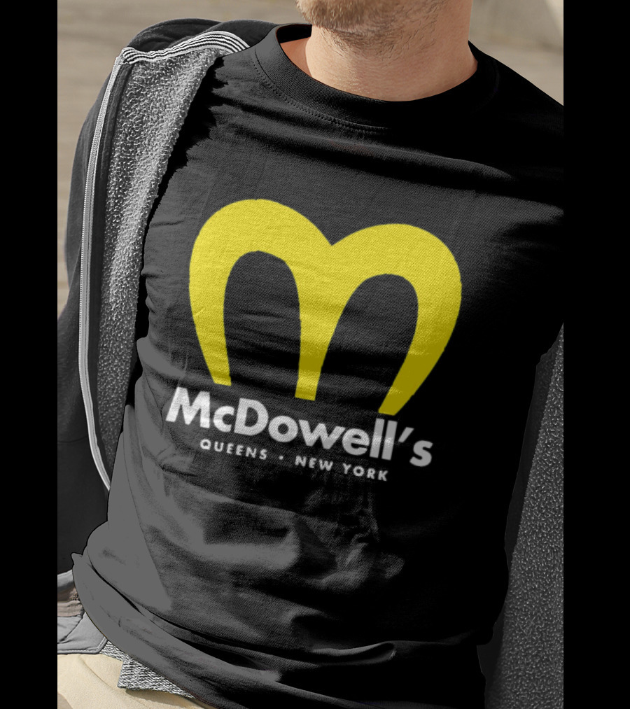 McDowell’s Queens New York Logo Yellow Arch T-Shirt