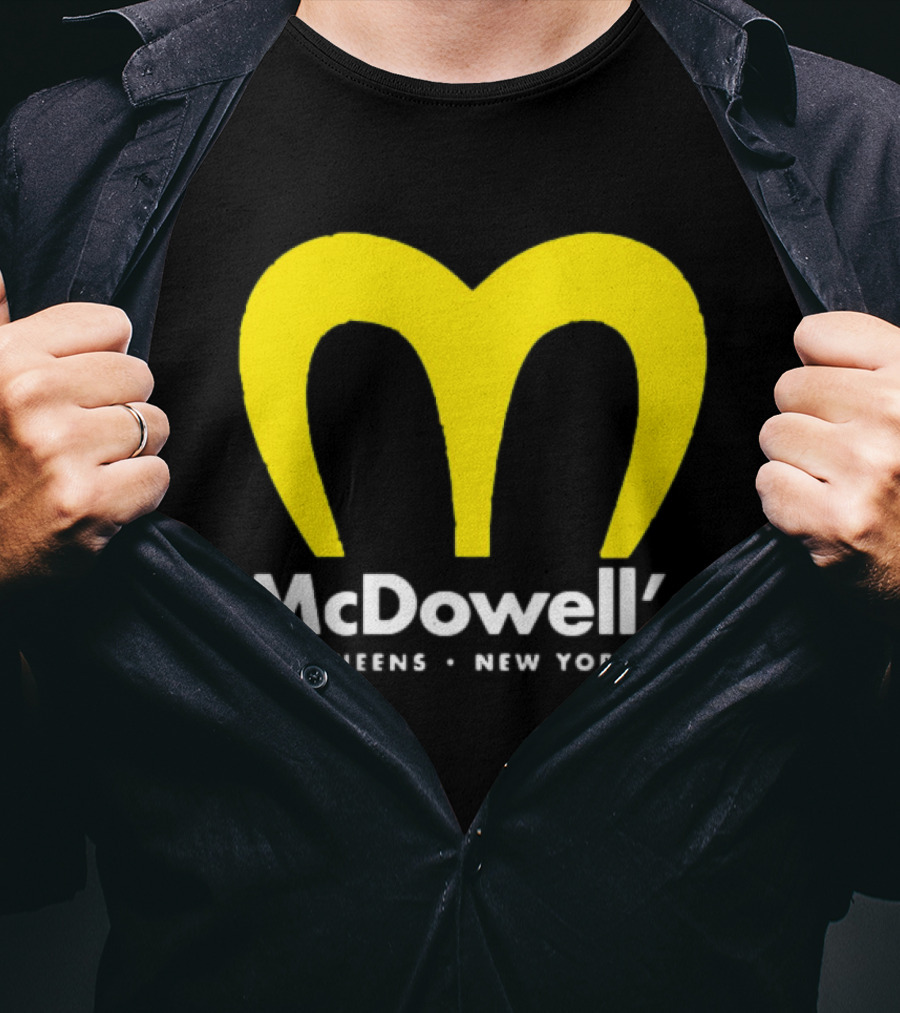 McDowell’s Queens New York Logo Yellow Arch T-Shirt
