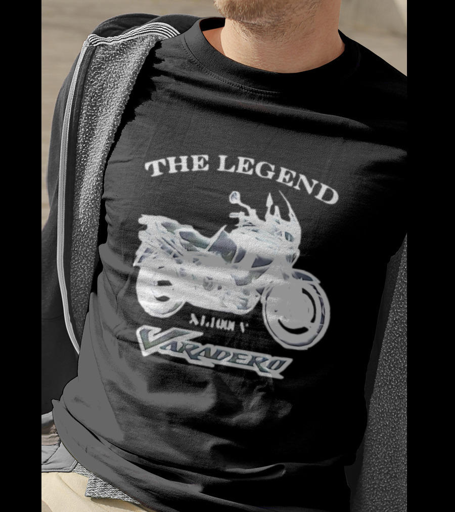 The Legend Varadero XL1000V Motorcycle Icon Text Highlight T-Shirt