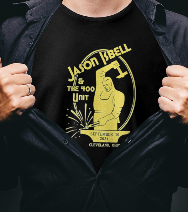 Jason Isbell And The 400 Unit September 10 2024 Cleveland Ohio T-Shirt
