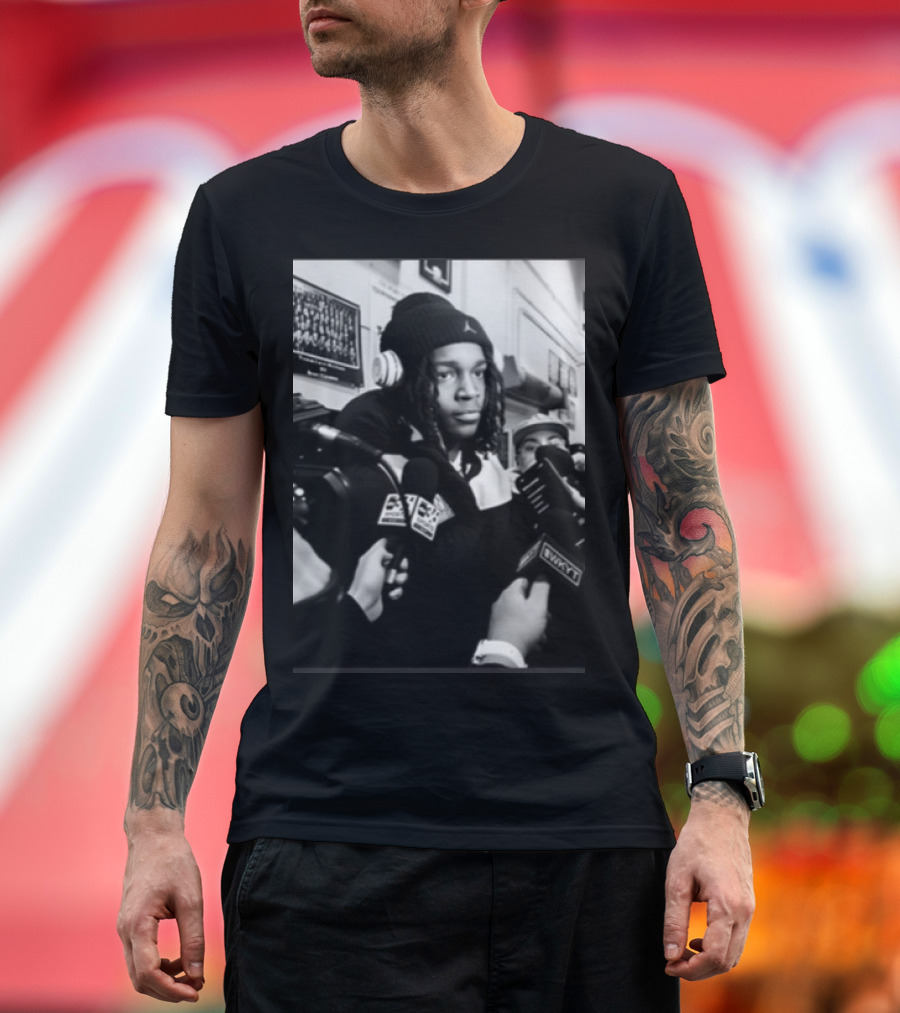 Kentucky Jasper Johnson Interview Jordan Beanie Press Conference T-Shirt