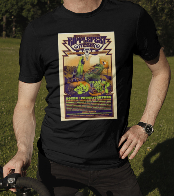 RippleFest Texas Dozer Truckfighters Bongzilla Mars Red Sky Voivod Grand Finale Austin T-Shirt