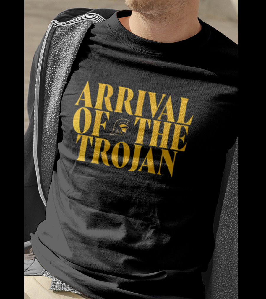USC Football Arrival Of The Trojan T-Shirt