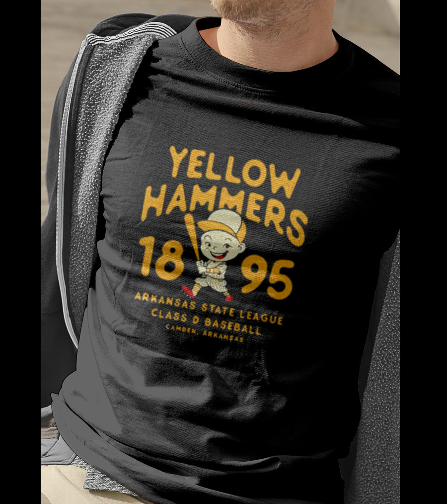 Yellow Hammers 1895 Arkansas State League Class D Baseball Camden Arkansas T-Shirt