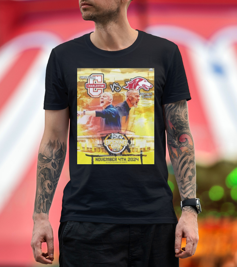 Charleston vs Southern Illinois Opening Day November 4th 2024 Sanford T-Shirt