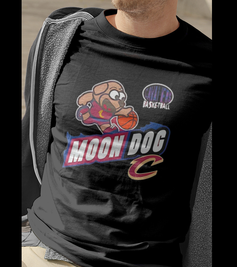 Cavaliers Basketball Moon Dog C T-Shirt