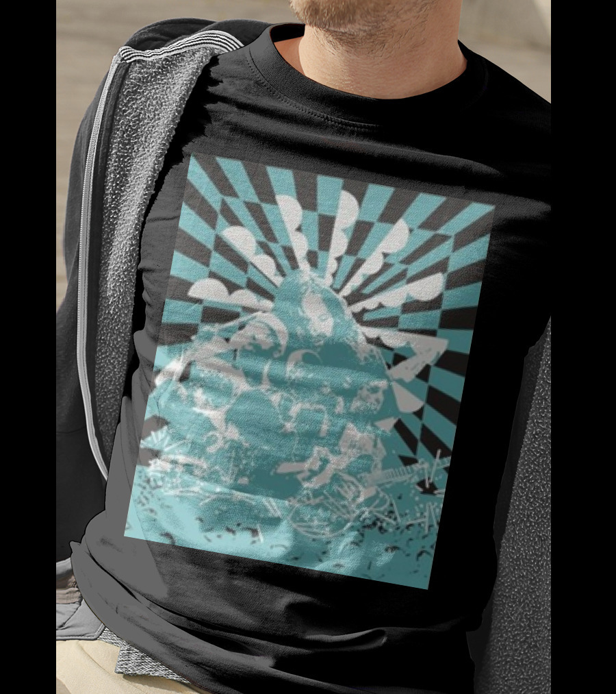 The War On Drugs Optical Collage Sunburst Band Montage T-Shirt