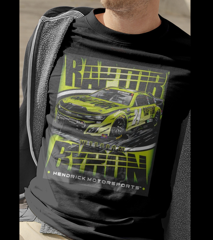 William Byron Raptor Car NASCAR Hendrick Motorsports Collection T-Shirt