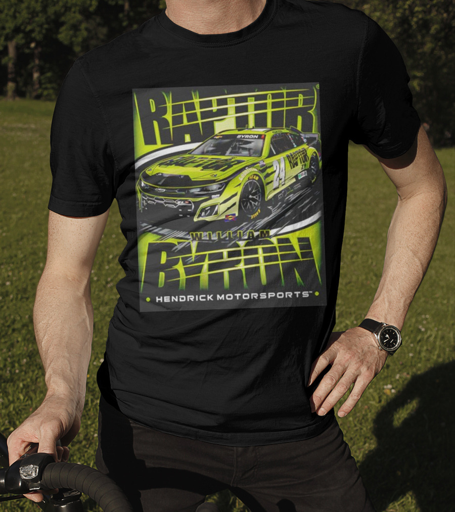 William Byron Raptor Car NASCAR Hendrick Motorsports Collection T-Shirt