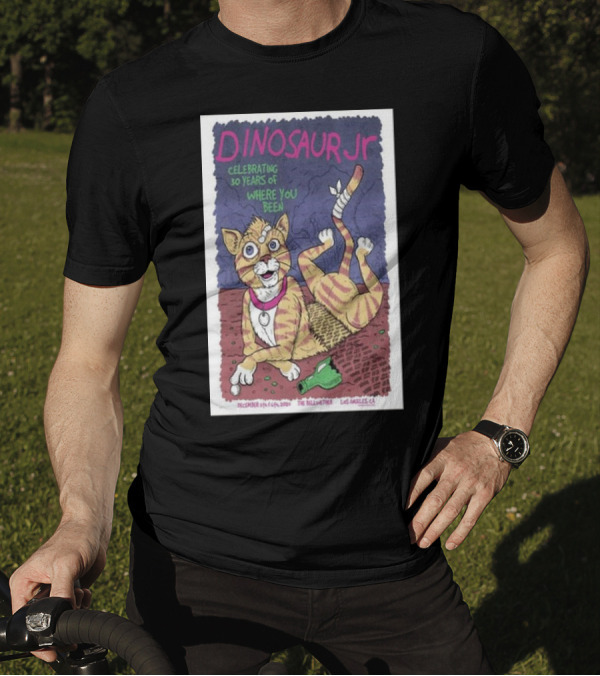 Dinosaur Jr Celebrating 30 Years Of Where You Been December 5-6 2024 The Bellwether Los Angeles California T-Shirt