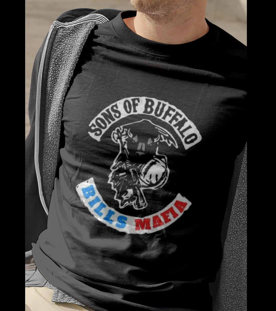 Sons Of Buffalo Bills Mafia Football Fan Crew T-Shirt