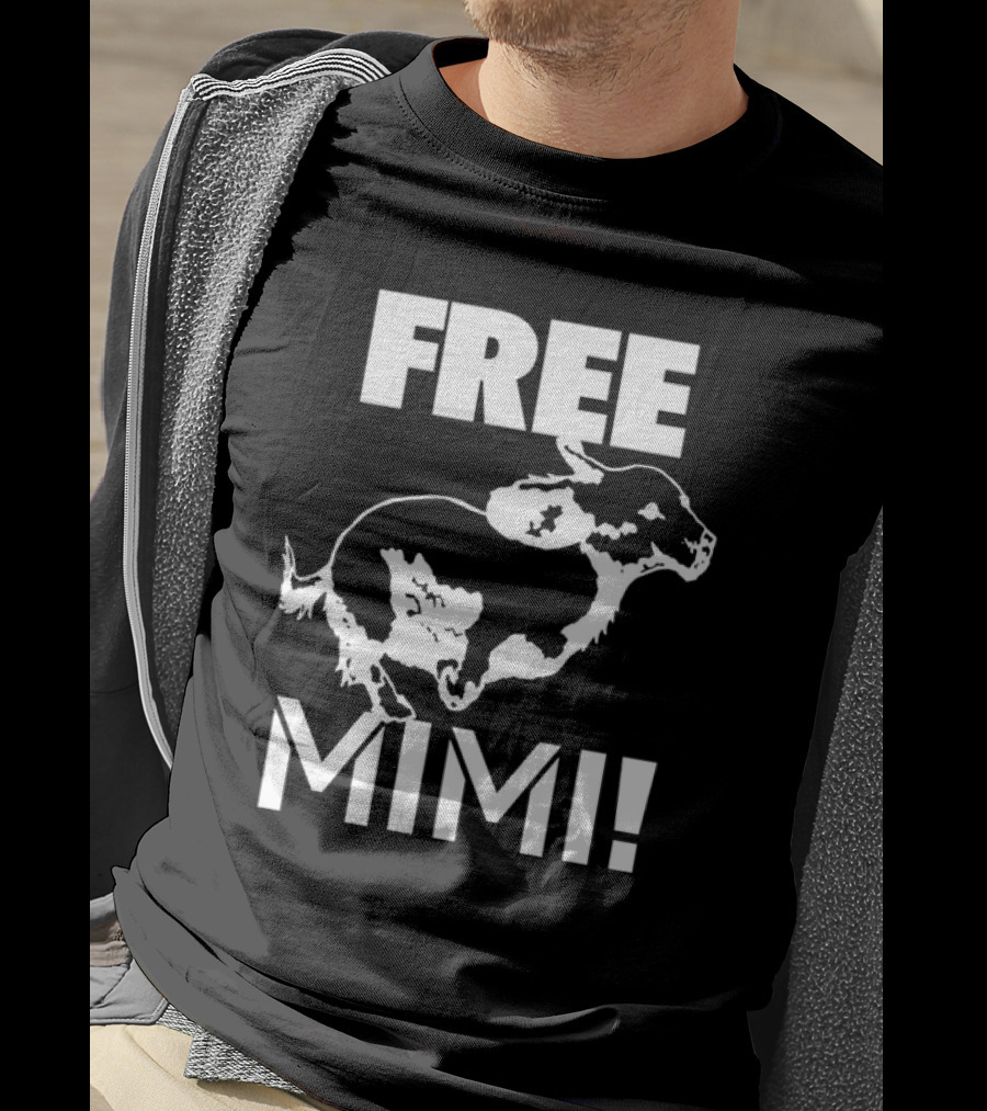 Free Mimi Running Cow T-Shirt
