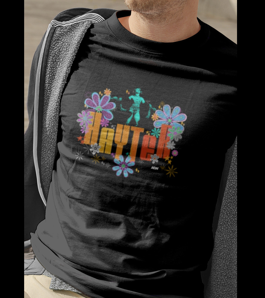 AEW Jamie Hayter Flower Power Retro Champion T-Shirt