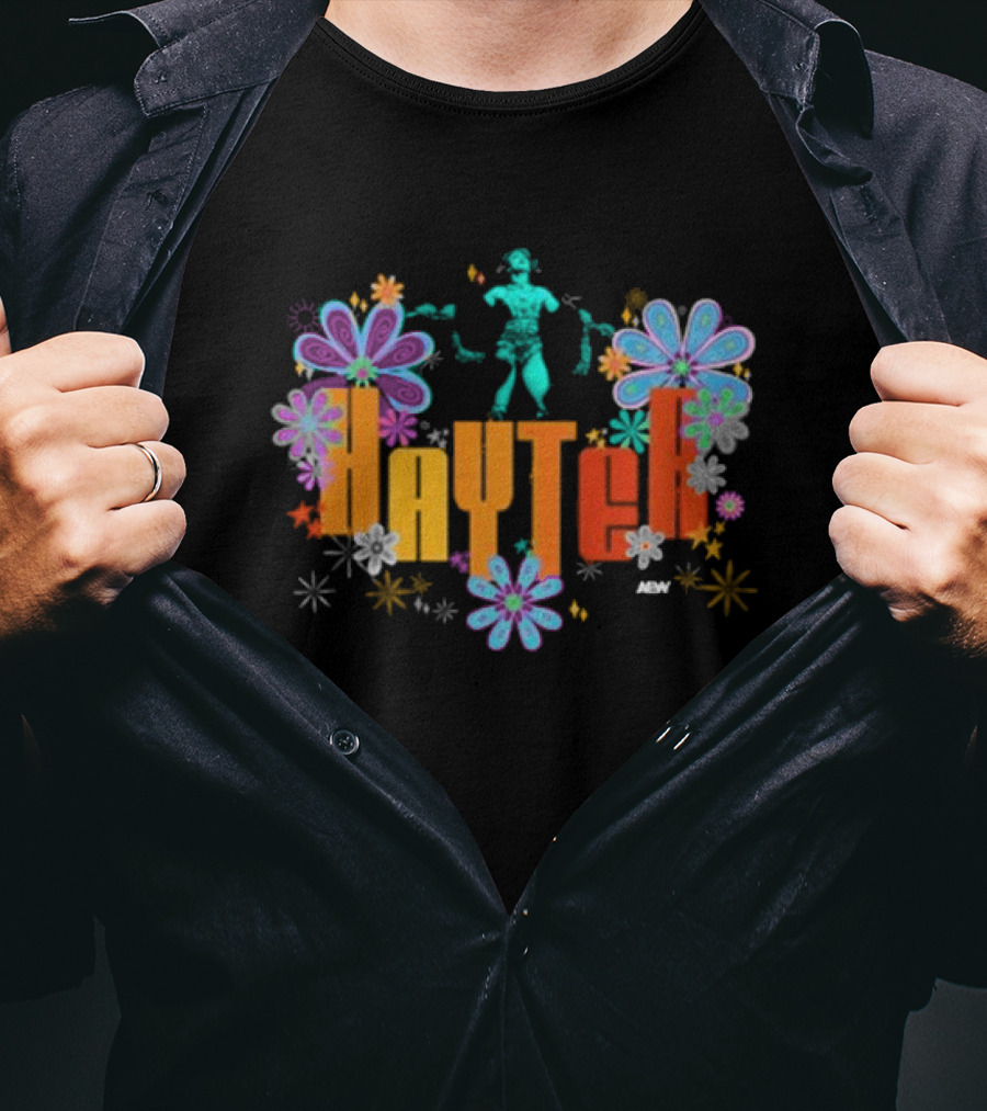 AEW Jamie Hayter Flower Power Retro Champion T-Shirt