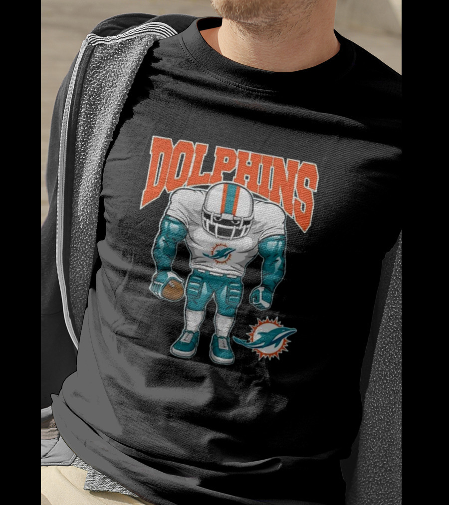 Miami Dolphins Brute Squad NFL Football Player T-Shirt