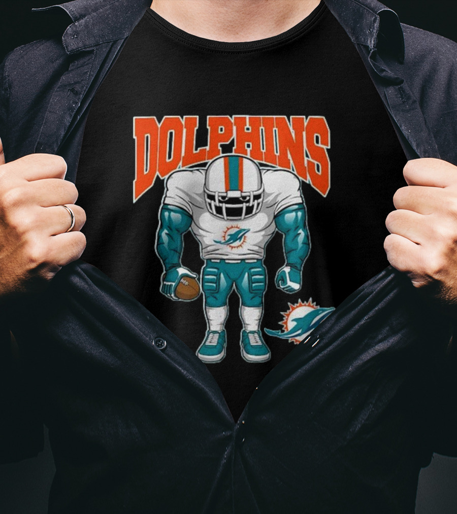 Miami Dolphins Brute Squad NFL Football Player T-Shirt