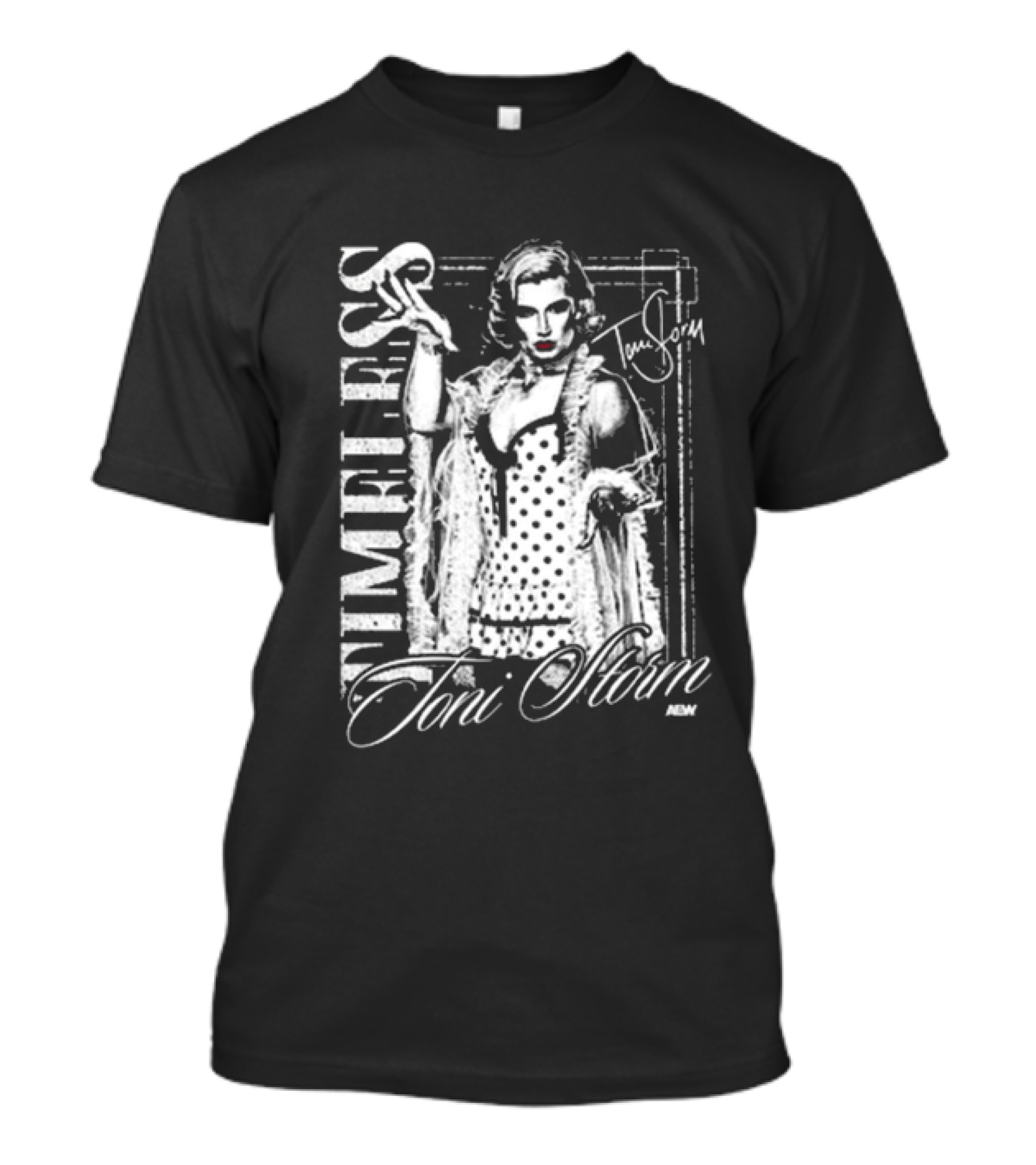 Toni Storm Timeless Glamour NEW Vintage Polka Dot T-Shirt
