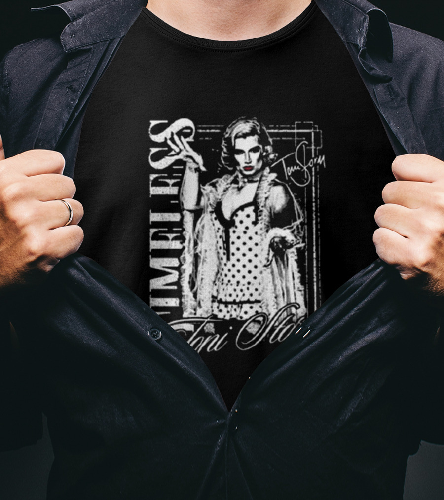 Toni Storm Timeless Glamour NEW Vintage Polka Dot T-Shirt