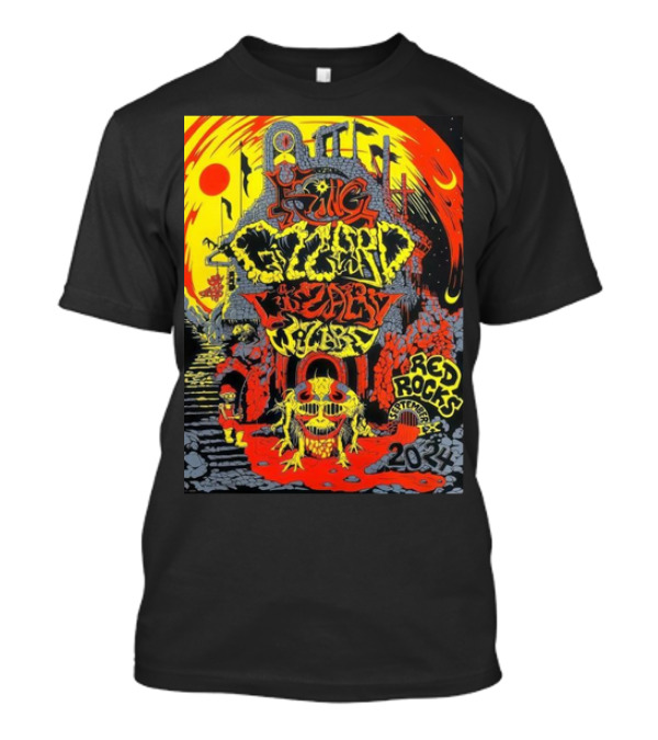 King Gizzard And The Lizard Wizard 2024 Red Rocks September 9 Tour T-Shirt