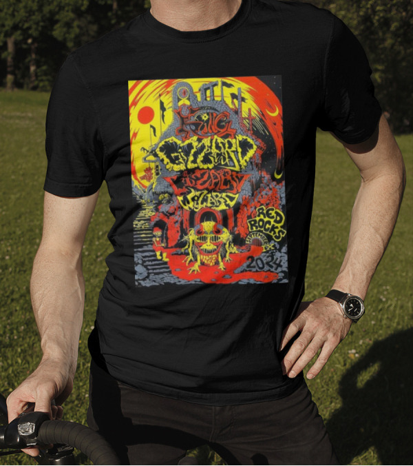 King Gizzard And The Lizard Wizard 2024 Red Rocks September 9 Tour T-Shirt